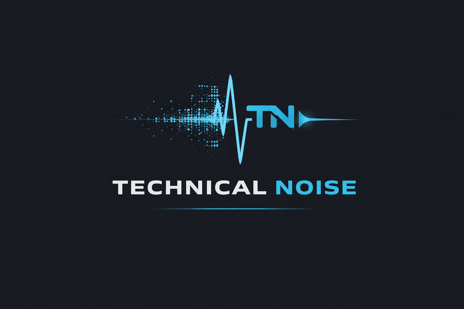 Technical Noise logo with a signal-to-noise waveform showing chaotic input resolving into a clear signal.